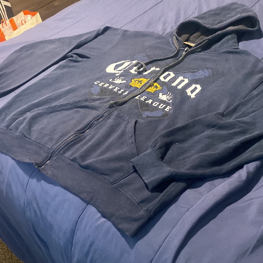 Corona mens zip up hoodie XL 🍺 - Picture 4 of 6
